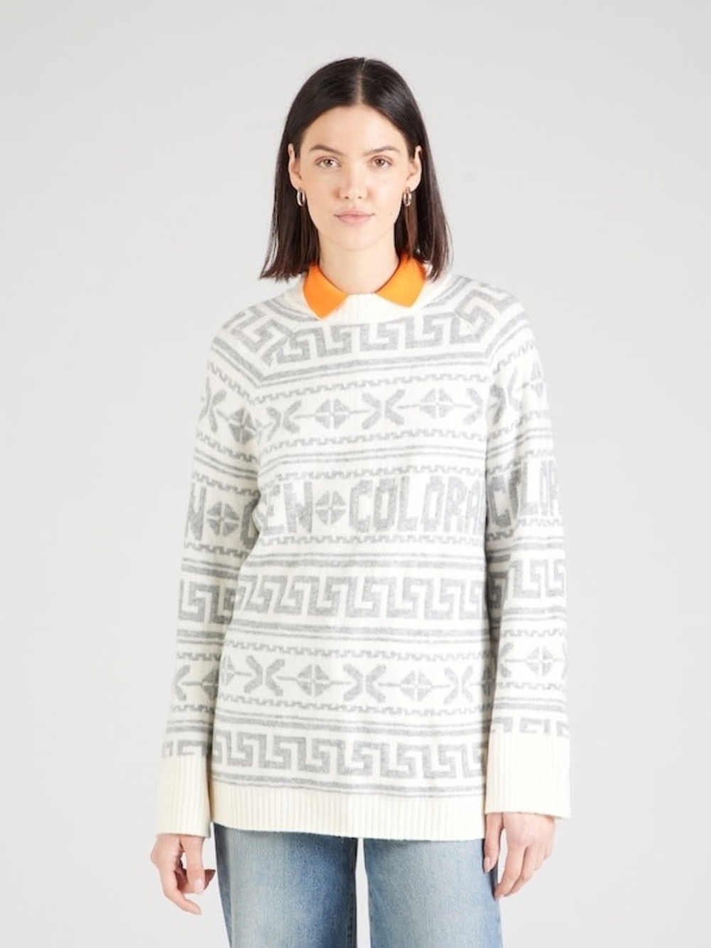 Abercrombie & Fitch Aspen Colorado Fair Isle Knit Sweater NWOT Large